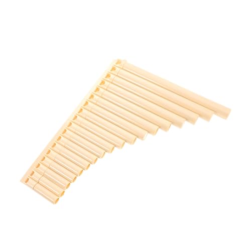 Toddmomy 18 Pan Flute Pipes Educational Musical Instrument Kit Lightweight Construction for Beginners Sound Portable Carrying Bag Included for Practice Sessions