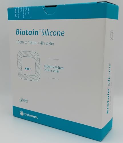 Biatain Silicone 10cm x 10cm | Soft and Flexible Foam Dressings | Advanced Wound Care (5)