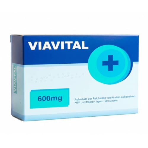 VIAVITAL SofortKomplex – 20 Kapseln Hochdosiert – Für Männer in jedem Alter - 6 Inhaltsstoffe...