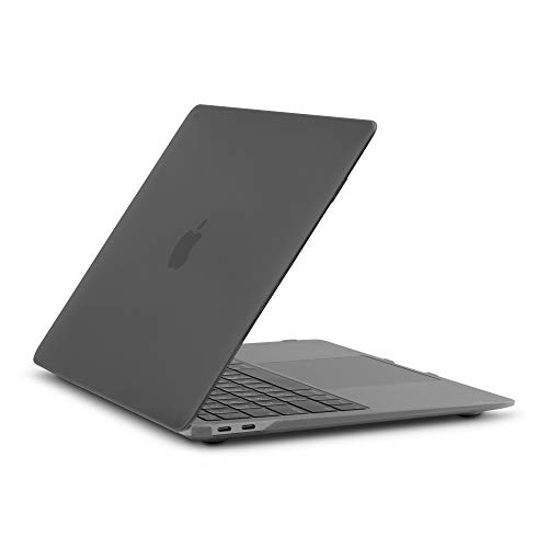 Moshi iGlaze Hardshell Case for MacBook Air 13-inch 2020-2018 (Thunderbolt 3/USB-C), MacBook Cover, Scratch Protection, Easy Installation and Removal, Good Heat Dissipation, Stealth Black
