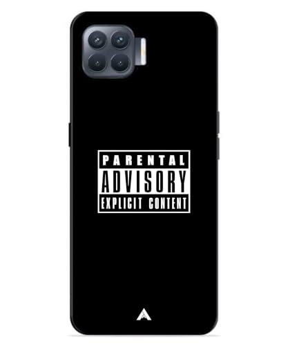 Image of Premium Explicit Case for Oppo F17 Pro Soft-Touch Metal TPU Back Cover, Shockproof, Designer, Aesthetic Mobile Phone Case (Glossy Finish)
