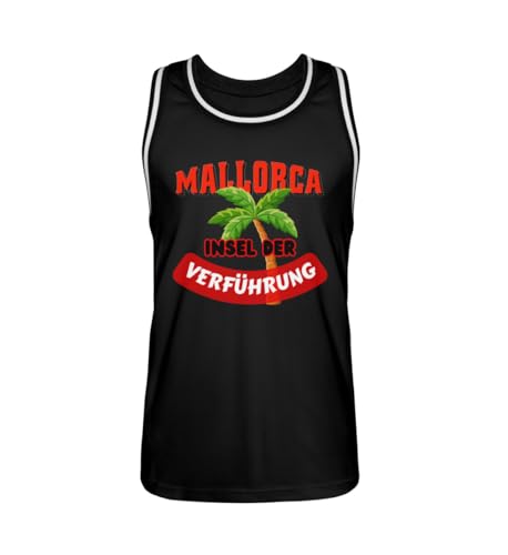 Maillot de basketball Majorque débardeur de sport unisexe et festif motif île de la séduction