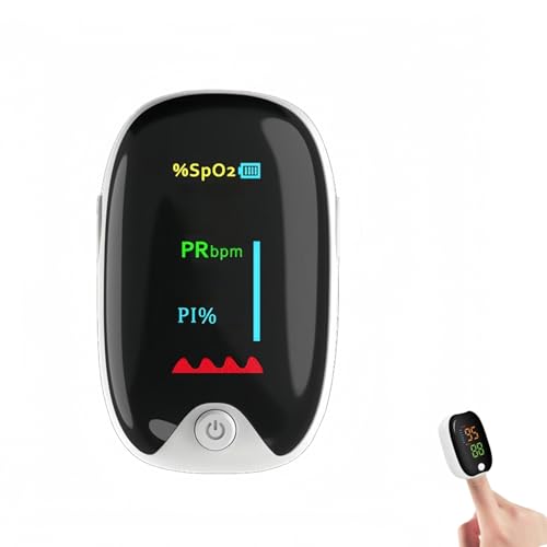 Non Invasive Blood Su/gar Moni/tor No Prick, Glu/cose moni/tor Without Pricking, Portable Blood Glu/cose Meter with LED Display, Low Power & Auto-Shutoff, Body Care Moni/tor