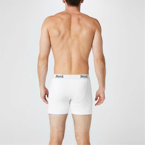 Boxers Lonsdale para hombre en pack de ropa interior de algodón cómodo 3