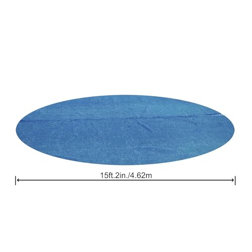 Cubierta solar redonda Bestway 15 pies para piscina miniatura 2