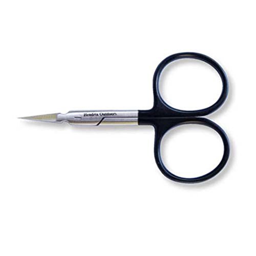 Ciseaux à cheveux carbure de tungstène noir 11,4 cm