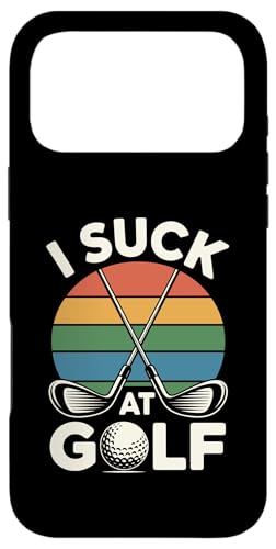 I Suck At Golf Loser Dad ȃW[N St X}zP[X iPhone 17 Pro Max p