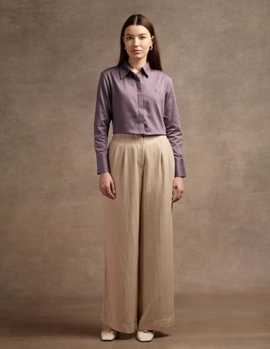 Image of Cotton Sateen Regular fit Shirt