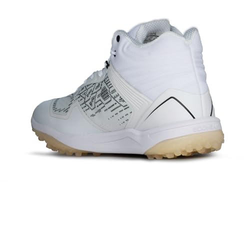 Boombah Viper Pureknit Men's Turf Mid Shoes - White Out - Multiple Color Options - Multiple Sizes2