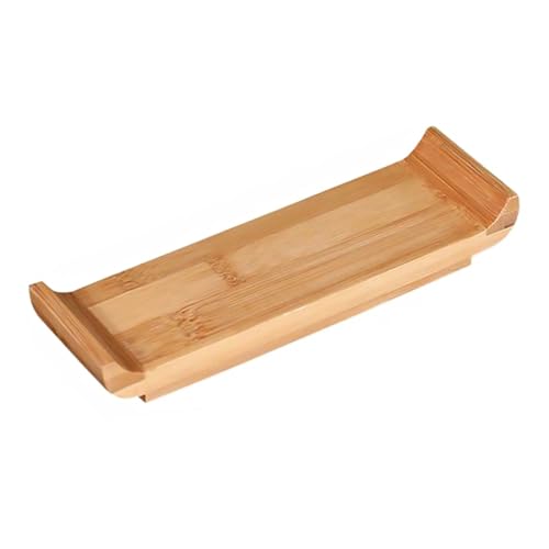 Bandeja de sushi pequeña de madera Amosfun miniatura 1