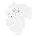Produktbild NUOLUX 100pcs Herzen Kraft Papier Geschenkanhänger für Hochzeit Gunst DIY Gepäck Preis Label (weiß)