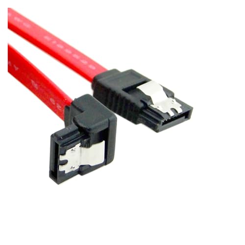 Cable Extensión SATA 7pin 30cm con Seguro y Ángulo 90° miniatura 4