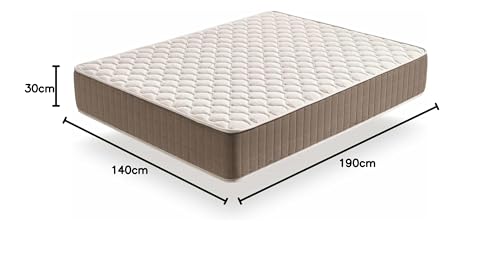 Moonia - Colchón Viscoelástico Gel Firmeza Alta/Media - 140x190 - Grosor +/- 30 cm - Cama de Matrimonio - Colchón Hipoalergénico Antibacterias con 8 Capas - Modelo Magnum Gel - imagen 3