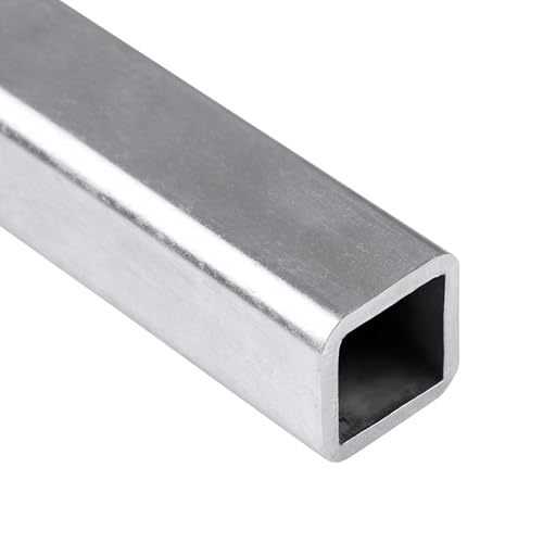 Zadery 2" x 2" Steel Structural Sqare Tube (1/4" Wall),12 Inch, Seamless, —for Industrial DIY, Backyard Projects, 1 Pcs