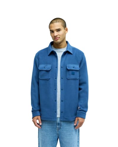 Quiksilver Pantalones Venture Polar - Camisa de Forro Polar para Hombre, Color Azul