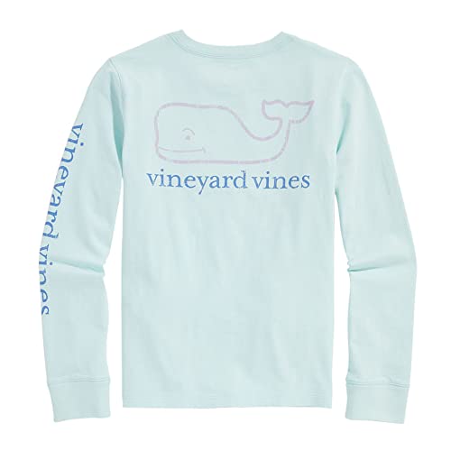 Image of Vineyard Vines Girls Vintage Whale Long-Sleeve Pocket Tee
