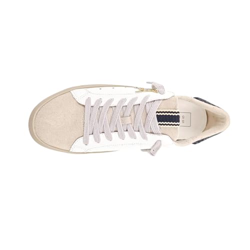 Womens Pamela Lace Up Sneakers Shoes Casual - White3