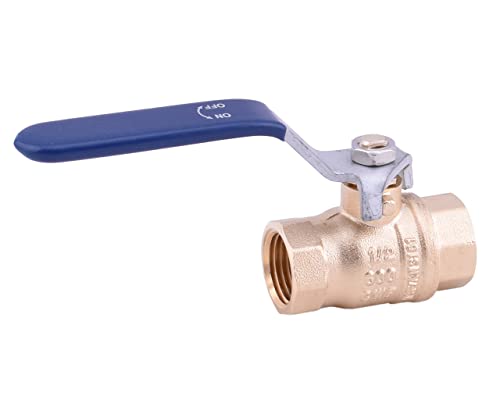 LD Valve- 1/2-in FPT Full Port LF Brass Ball Valve, Female Threaded (12-Pack） by LD - Used condition - Image 2