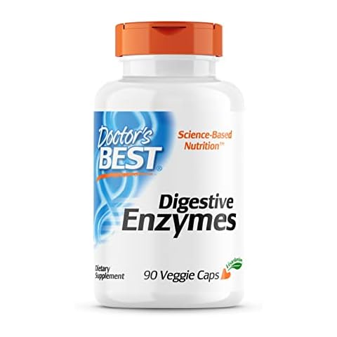 Doctor's Best, Digestive Enzymes (Verdauungsenzyme), 90 vegetarische Kapseln, Enzym-Mix, Laborgeprüft, Glutenfrei, Sojafrei, Ohne Gentechnik Cover