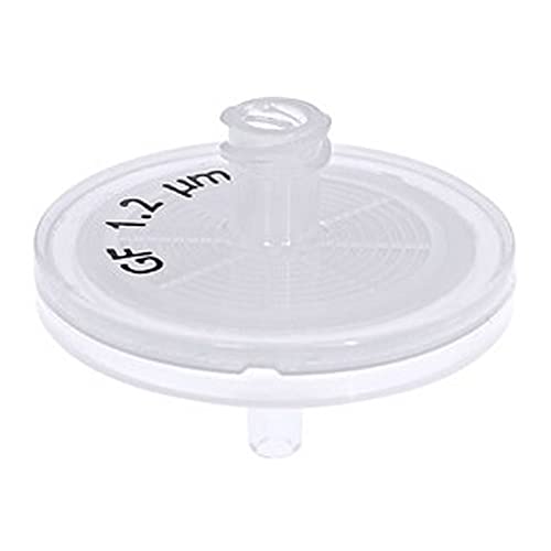 Image of GVS FJ25BNPGF012AD01 ABLUO Syringe Filter, PP Housing, 1.20 m, 25 mm Diameter, Glass Fiber (Pack of 500)
