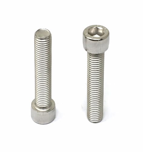 Image of iexcell 5 Pcs M12 x 65mm Thread Pitch 1.75 mm Stainless Steel 304 Hex Socket Head Cap Screws Bolts Kit