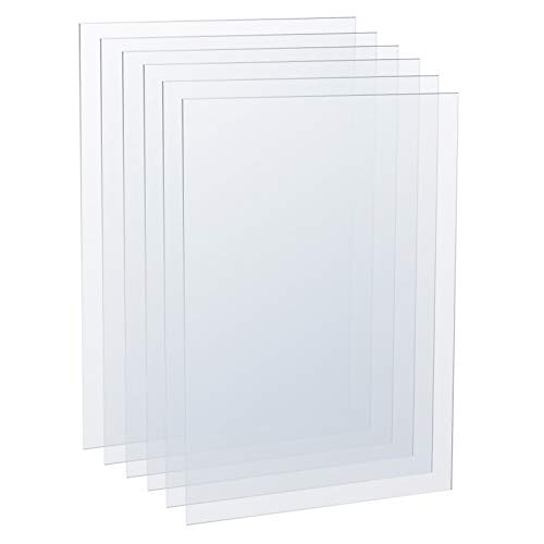 【Materiale eccellente】Le nostre lastre di plexiglass sono realizzate in acrilico di alta qualità, atossico, non facile da rompere con elevata sicurezza, robuste e durevoli per un uso prolungato e disponibili in quantità sufficienti e nelle dimensioni giuste per offrirti molta comodità.