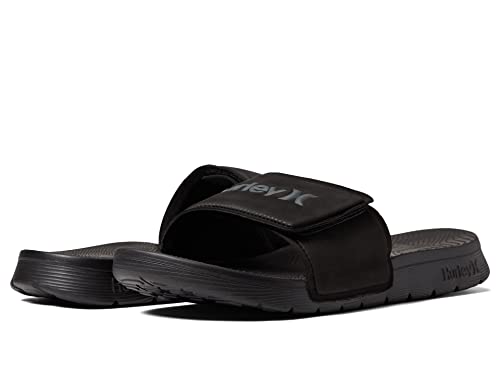 Hurley Men's Peak Slide Black Grey 10 M