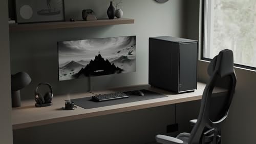 Image of Fractal Design Epoch XL Black Solid - High Airflow PC Gaming Case - Mesh Front Panel - Three Momentum 14 Fans Included - Spacious Interior - ATX /mATX /ITX and Reverse Connector Motherboard Support