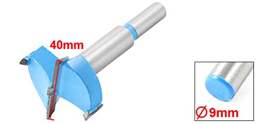 Uxcell Forstner Drill Bits 40Mm, Wood Hole Saw Auger Opener, Woodworking Hinge Hole Drilling Boring Bit Cutter Cutting Tool 80Mm Length #TOP1