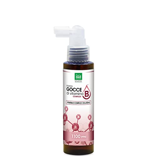 Vitamina B Coloidal con vitaminas B6, B9, B12. Vitamina B complex coloidal. Complejo vitamina B esencial para el sistema inmune y reducir la fatiga y/o el cansancio. Cada bote contiene 100ml.