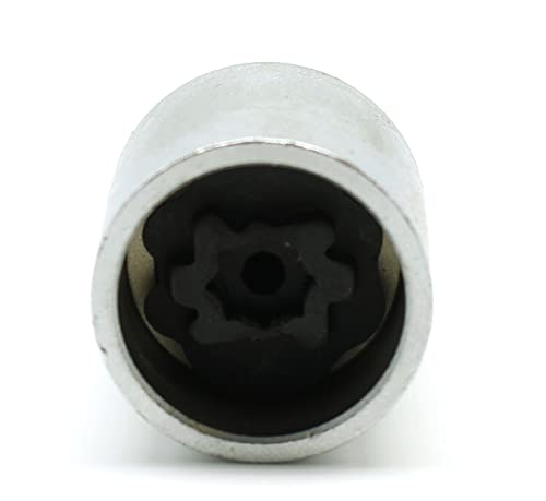 Image of TMAX 536 Wheel Lock Nut Screw Removal Key Anti-Theft Lugnut Socket S3056 for Vw Audi Vag Volkswagen Vehicles