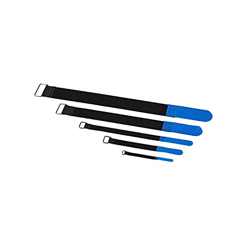 Rockbag RB 24900 BL Velcro câble Ties Bleu (Lot de 10) Cover