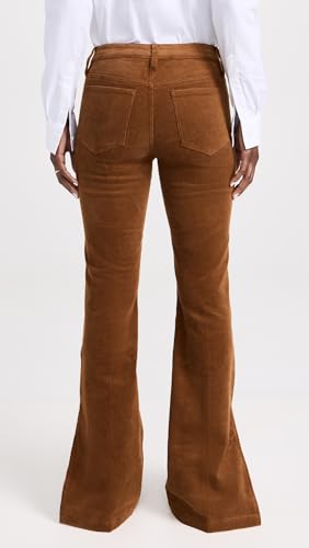 Image of JOE'S JEANS Women's The Frankie Bootcut Wide Hem with Slit Pants, Roasted Pecan, Brown, 29