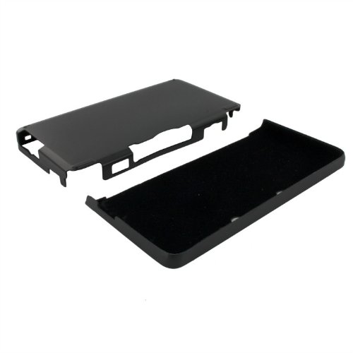 eForBuddy Aluminum Snap-On Case Cover for Nintendo 3DS, Black