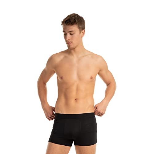 Image of dockstreet Ultra Soft, 100% Cotton Smooth Boxer Brief Comfortable Stretchable /Soft Fabric Brief Trunk Styled Underwear for Men