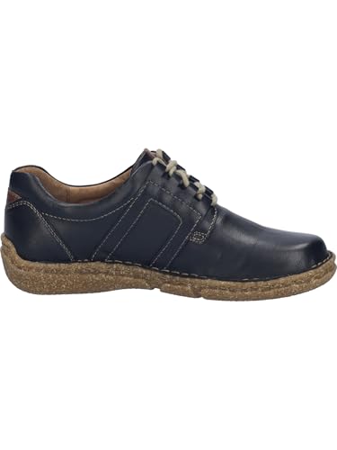 Josef Seibel Damskie skórzane buty sznurowane 85144 Neele 44, rozmiar:42 EU, kolor:Czarny