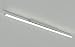 Produktbild GUOXY Weiß Border Led Leuchtstoffröhre Profil Weit Rohr Für Lager Garage Büro Supermarkt Keller Badezimmer Küche-White Light,Weißes Licht,60 * 3Cm