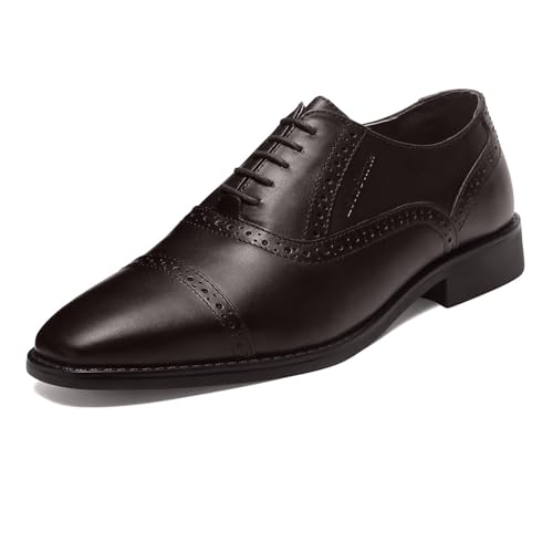 Image of LOUIS STITCH Formal Lace Up Shoes for Men | Handcrafted Italian Leather Mens Oxford Shoes| RXOX