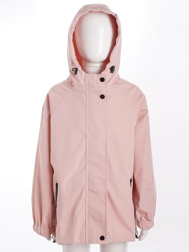 Kids Boys Waterproof Rain Jacket Outerwear Hooded Raincoats Windbreaker for Camping Cycling Hiking3