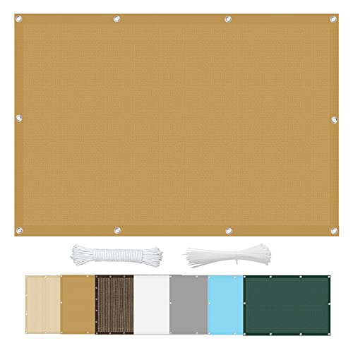 Filet dombrage rectangle haute densité résistant 7 x 9 m kaki - 2