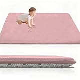 Dessous antidérapant: Ce tapis ne glisse pas sur votre sol en carrelage ou en bois dur grâce à ses particules antidérapantes. Tapis rampant pour bébé Le fond antidérapant permet au tapis de rampement pour bébé de rester fermement en place et offre une stabilité. Tapis pour bébé vous ne sentirez pas froid même lorsque vous sortez pieds nus du lit et vous pouvez vous reposer directement sur le tapis de jeu si vous êtes fatigué de jouer