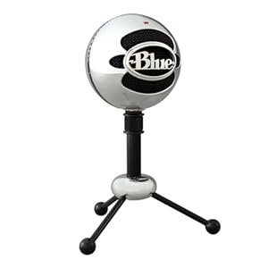 Blue Snowball USB-Mikrofon Silber