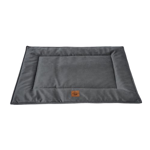 LionFlex WUFFNASE Anti-Haar Hundedecke 'Ella' | Indoor Outdoor | Ideal für die Couch oder für die Auto Rückbank | Made in Germany - hochwertige Produktqualität (Anthrazit, 104 x 64 cm)