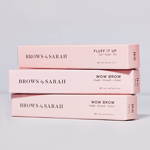Sarah Wow Brows - 3 in 1 Brow Mascara, Long Lasting Sculpt & Growth, Vegan Formula - Mocha, 90 g (Pack of 1) - Image 4