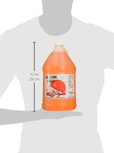Concession Express Snow Cone Syrup 1 Gallon (Mango)