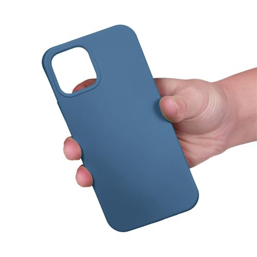 Image of ArmourPro Silicone Back Case for iPhone 15 Pro Max Soft-Touch Case | Blue