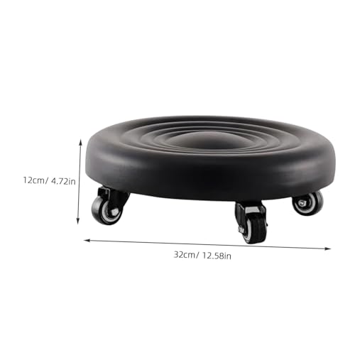 Tabouret à roulettes PU multifonctionnel marchepied stable léger Ipetboom