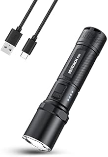 1300 Lumens High Output LED Torch Pocket Size EDC Torch USB Rechargeable Handheld Flashlights for Camping Hiking Outdoors