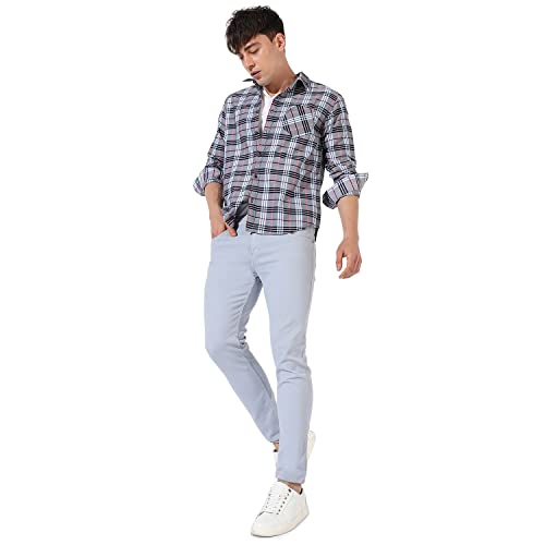 Image of Campus Sutra Men Button Regular Down Shirt