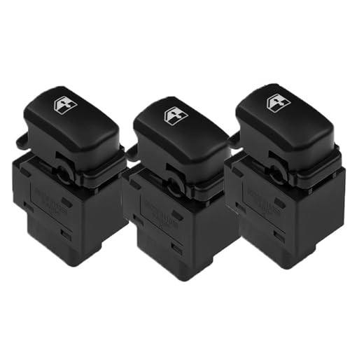 Interrupteur de fenêtre électrique 7 broches 93580-2B000 pour Hyundai Santa Fe 2007-2012 (3 pcs)